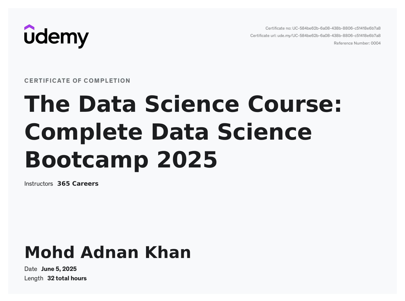 The Data Science Course